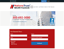 Tablet Screenshot of nationstrustmortgage.com